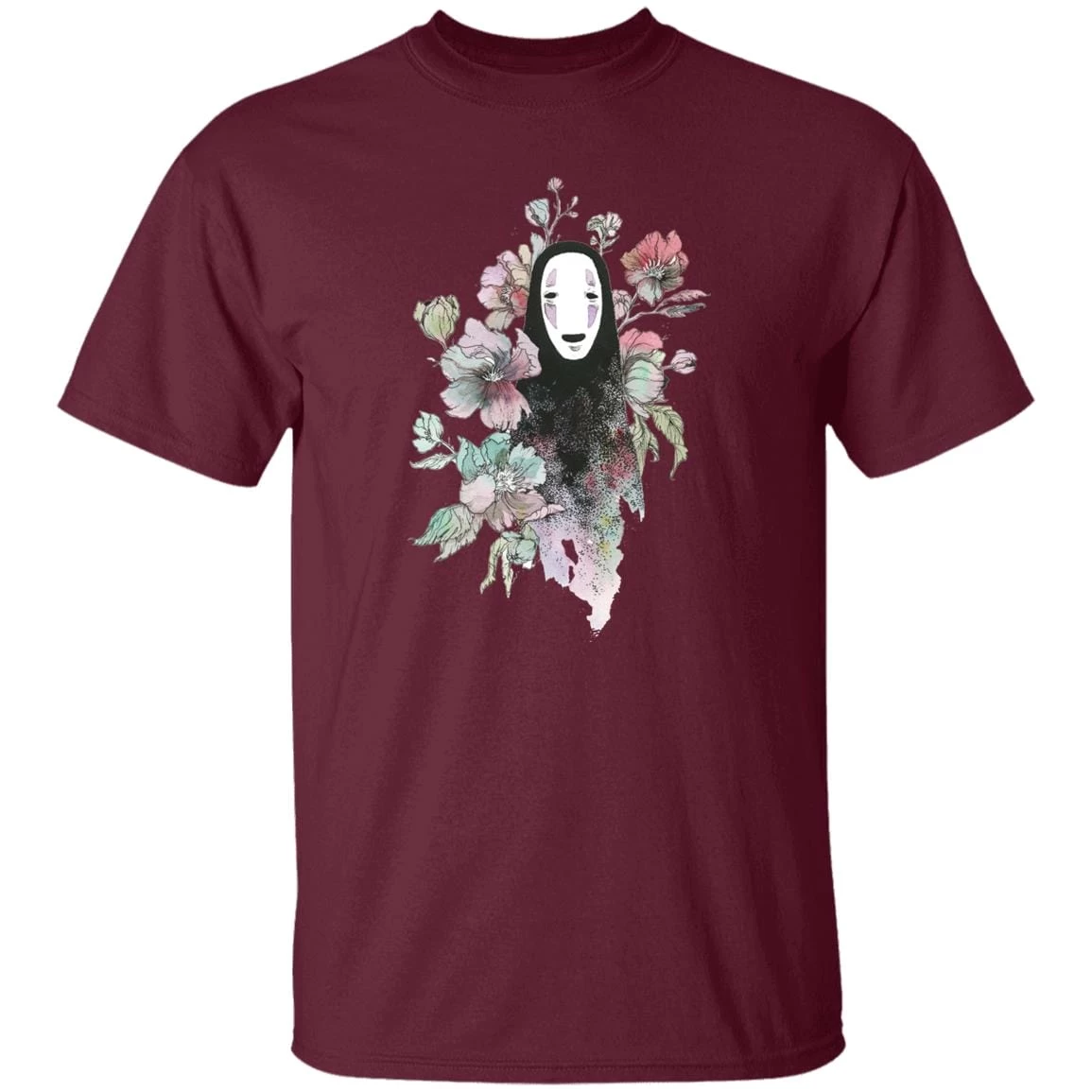 Spirited Away – Kaonashi By The Flowers T Shirt 8 Spirited Away – Kaonashi By The Flowers T Shirt - Image 6