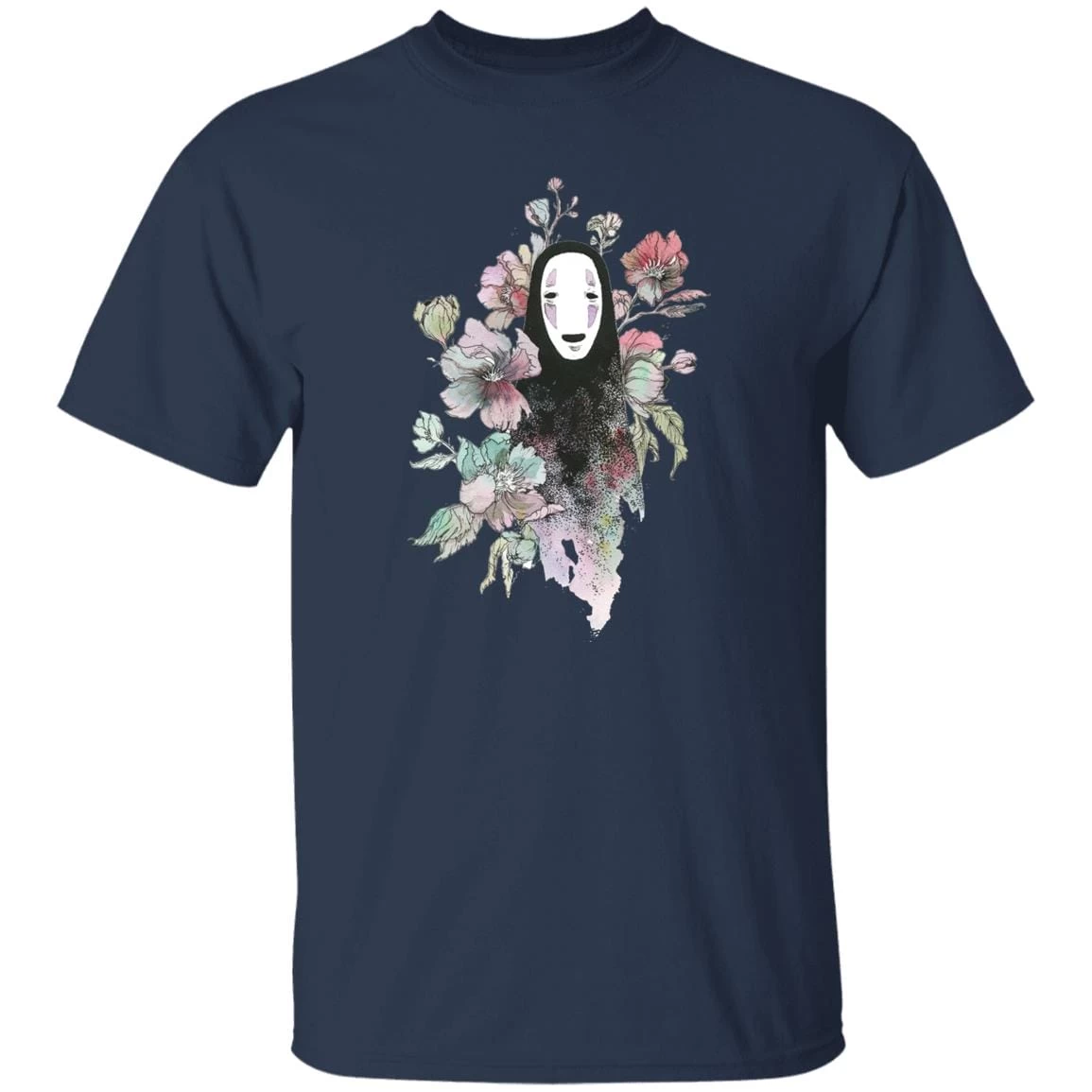 Spirited Away – Kaonashi By The Flowers T Shirt 17 Spirited Away – Kaonashi By The Flowers T Shirt - Image 15