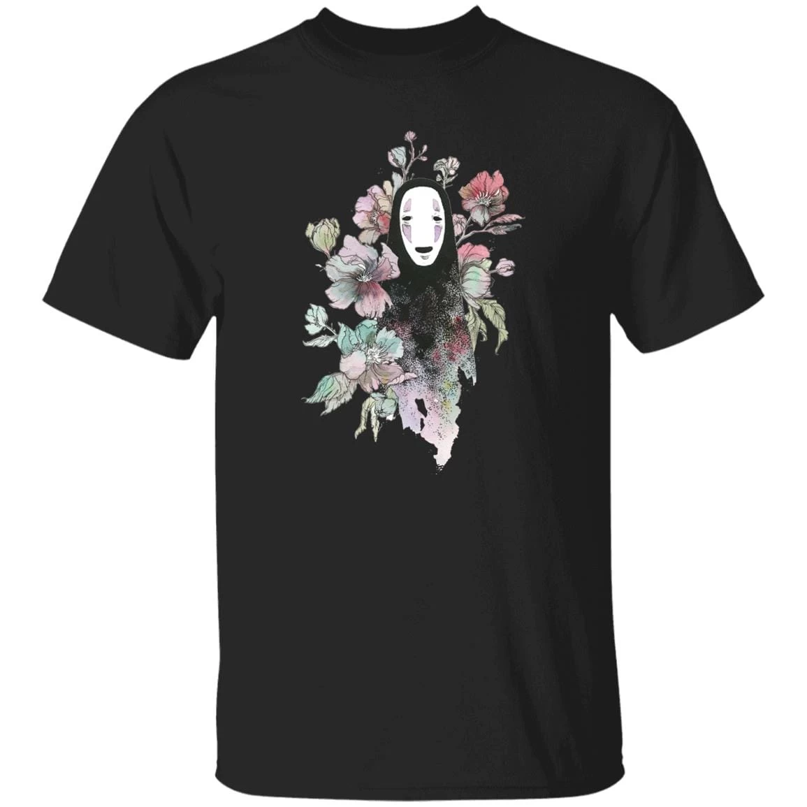 Spirited Away – Kaonashi By The Flowers T Shirt 5 Spirited Away – Kaonashi By The Flowers T Shirt - Image 3