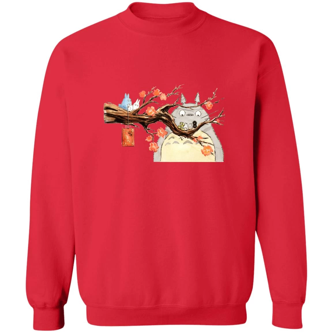 Totoro Family And Sakura Sweatshirt 18 Totoro Family And Sakura Sweatshirt - Image 16