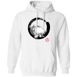 Totoro Family And The Girls In Black And White Hoodie -Ghibli Shop redirect09142022070953 1