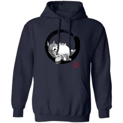 Totoro Family And The Girls In Black And White Hoodie -Ghibli Shop redirect09142022070953 3