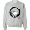 Totoro Family And The Girls In Black And White Sweatshirt -Ghibli Shop redirect09142022070953 5