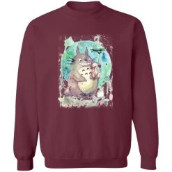 Totoro And Mei Watercolor Sweatshirt 33 Totoro And Mei Watercolor Sweatshirt -Ghibli Shop redirect09142022080921 3 1