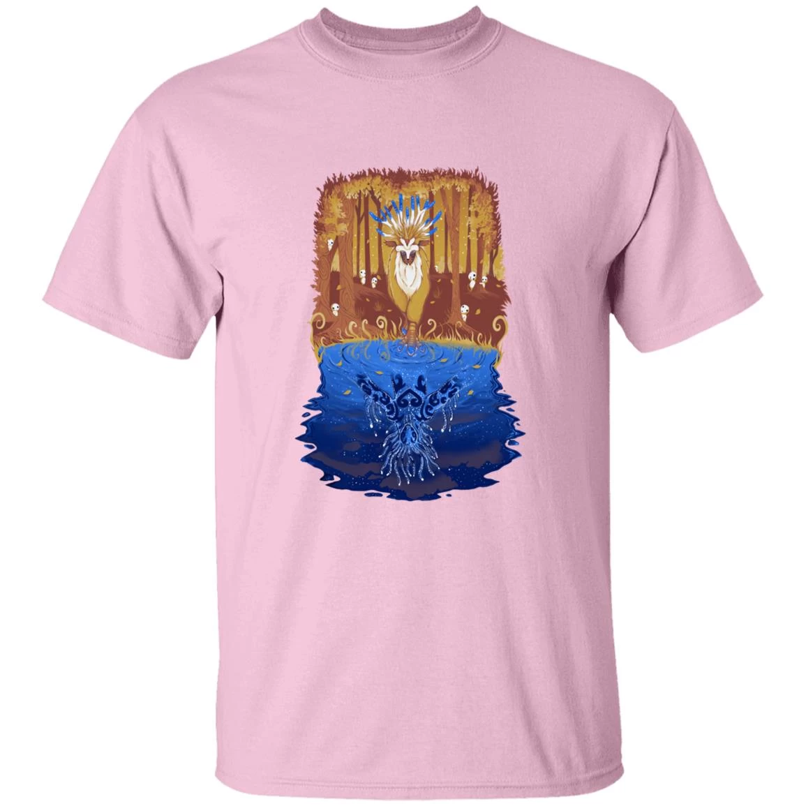 Princess Mononoke Shishigami Day And Night Time T Shirt 7 Princess Mononoke Shishigami Day And Night Time T Shirt - Image 5