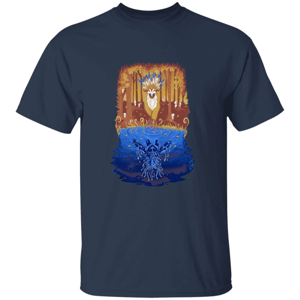 Princess Mononoke Shishigami Day And Night Time T Shirt 17 Princess Mononoke Shishigami Day And Night Time T Shirt - Image 15
