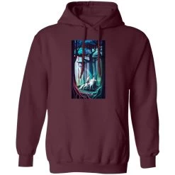 Princess Mononoke 1997 Illustration Hoodie -Ghibli Shop redirect09162021140907 7 1