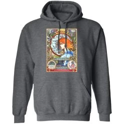 Nausicaa Portrait Art Hoodie -Ghibli Shop redirect09162021140908 4