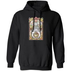 Totoro Stained Glass Art Hoodie -Ghibli Shop redirect09162021140917 2