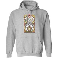 Totoro Stained Glass Art Hoodie