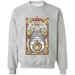Totoro Stained Glass Art Sweatshirt -Ghibli Shop redirect09162021140934 2