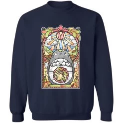Totoro Stained Glass Art Sweatshirt -Ghibli Shop redirect09162021140935 2