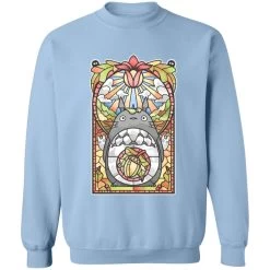 Totoro Stained Glass Art Sweatshirt -Ghibli Shop redirect09162021140935 5
