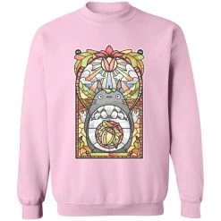 Totoro Stained Glass Art Sweatshirt -Ghibli Shop redirect09162021140935 6 1