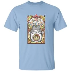 Totoro Stained Glass Art T Shirt