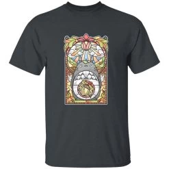 Totoro Stained Glass Art T Shirt -Ghibli Shop redirect09162021140951 1