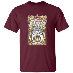 Totoro Stained Glass Art T Shirt -Ghibli Shop redirect09162021140951 3