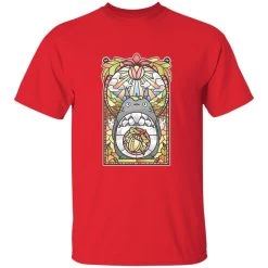 Totoro Stained Glass Art T Shirt -Ghibli Shop redirect09162021140951 5