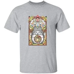 Totoro Stained Glass Art T Shirt -Ghibli Shop redirect09162021140951 6