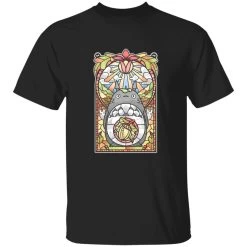 Totoro Stained Glass Art T Shirt -Ghibli Shop redirect09162021140951 7