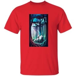 Princess Mononoke 1997 Illustration T Shirt -Ghibli Shop redirect09162021140958 7 1