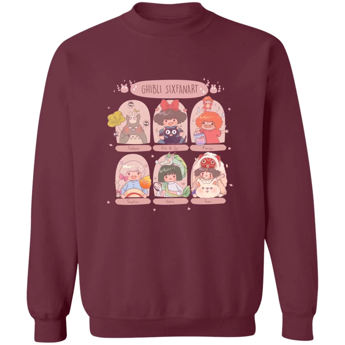 Studio Ghibli Sixfanart Sweatshirt 6 Studio Ghibli Sixfanart Sweatshirt - Image 4