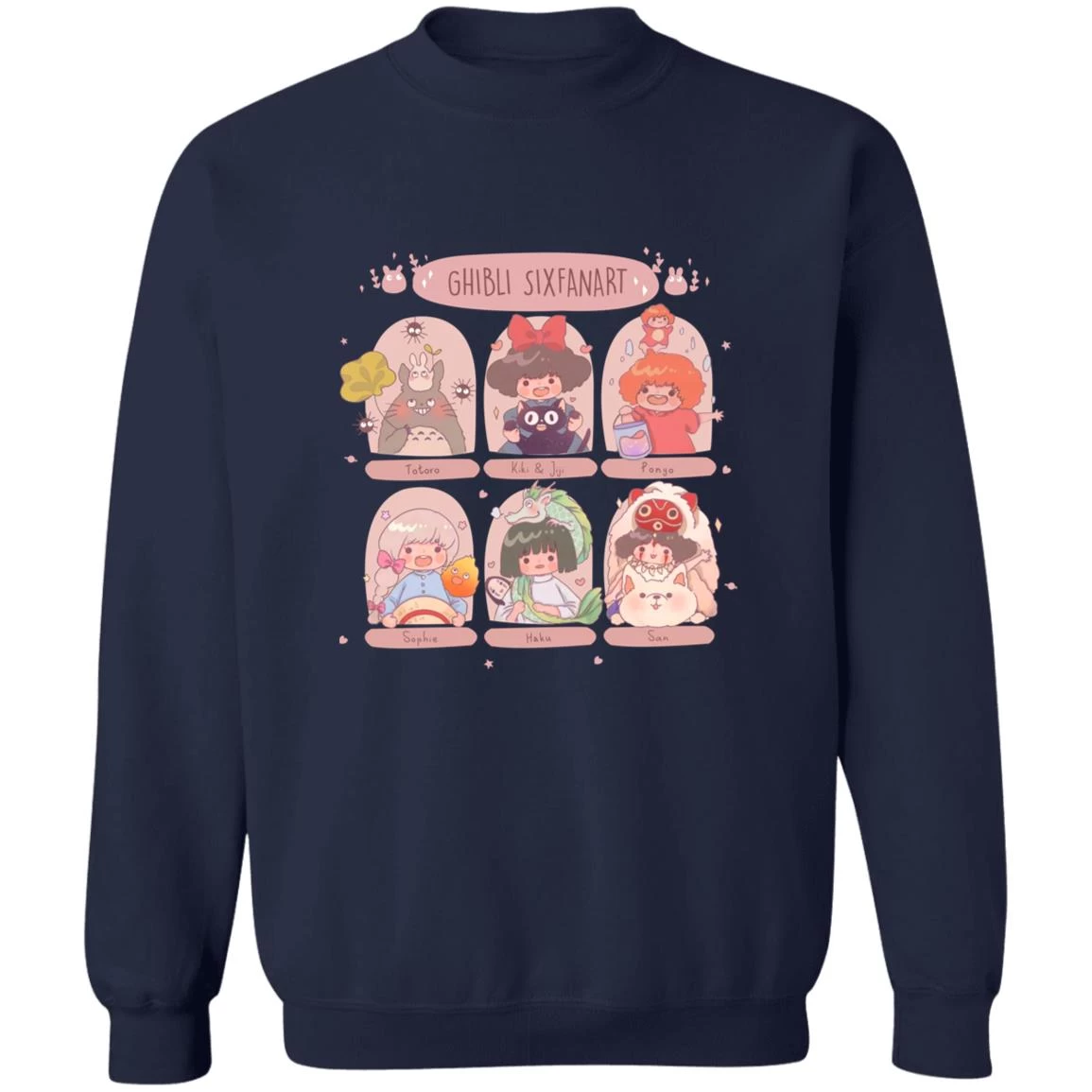 Studio Ghibli Sixfanart Sweatshirt 17 Studio Ghibli Sixfanart Sweatshirt - Image 15
