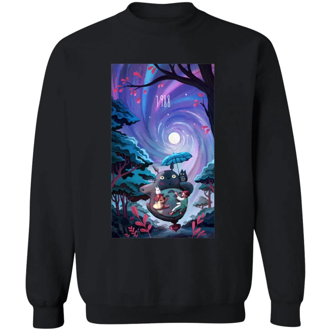 My Neighbor Totoro 1988 Illustration Sweatshirt 5 My Neighbor Totoro 1988 Illustration Sweatshirt - Image 3