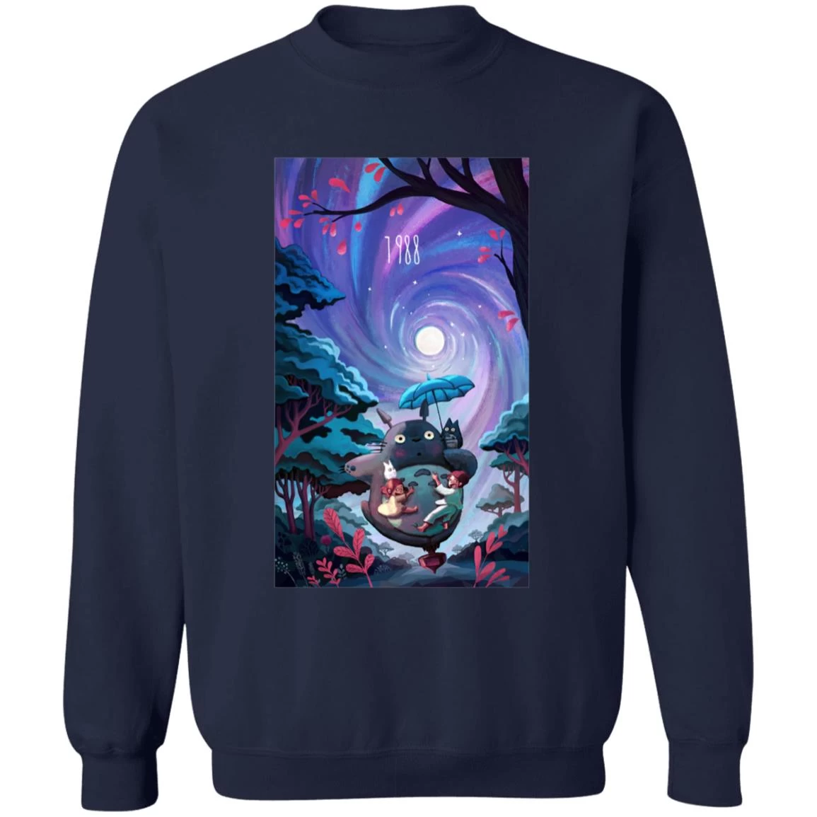 My Neighbor Totoro 1988 Illustration Sweatshirt 17 My Neighbor Totoro 1988 Illustration Sweatshirt - Image 15