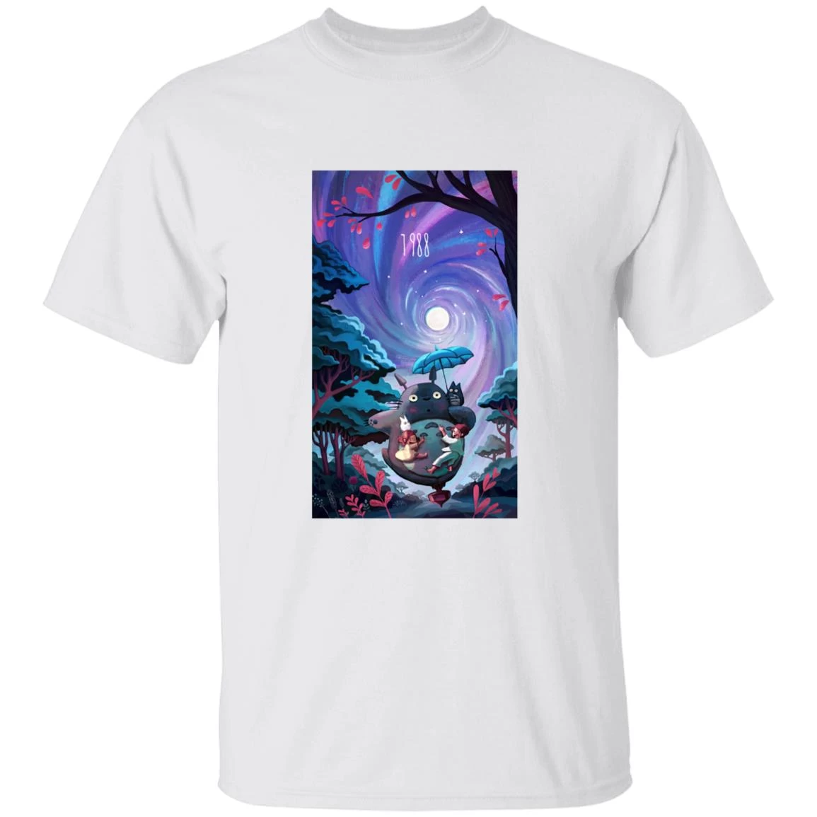 My Neighbor Totoro 1988 Illustration T Shirt 4 My Neighbor Totoro 1988 Illustration T Shirt - Image 2