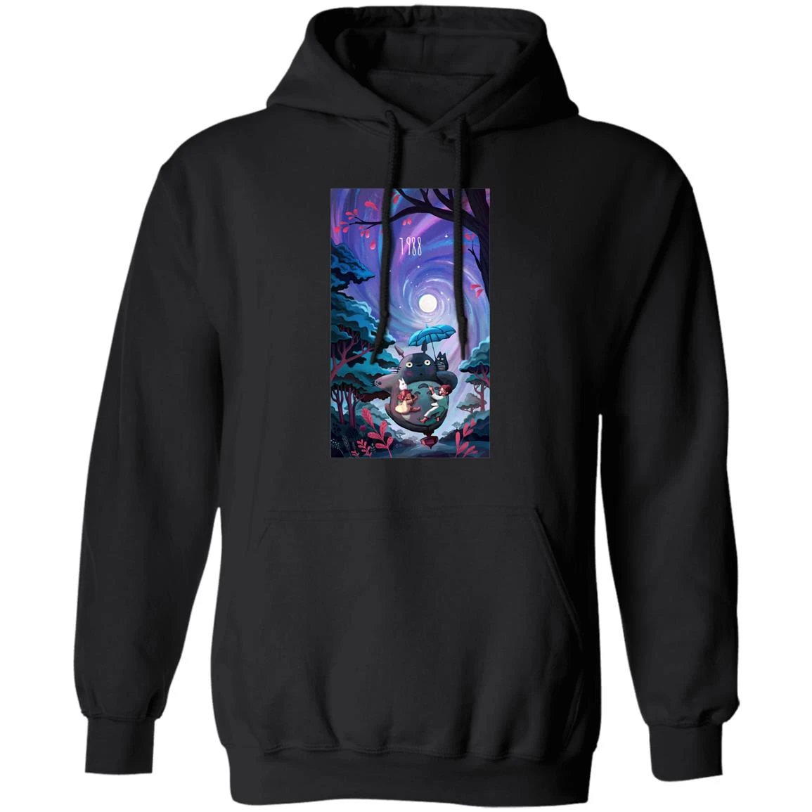 My Neighbor Totoro 1988 Illustration Hoodie 5 My Neighbor Totoro 1988 Illustration Hoodie - Image 3