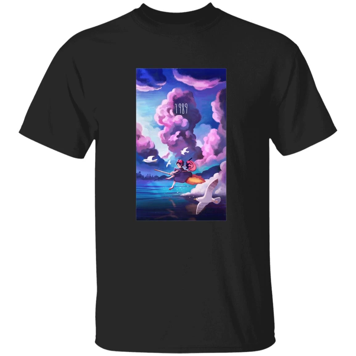 Kiki’s Delivery Service 1989 Illustration T Shirt 5 Kiki’s Delivery Service 1989 Illustration T Shirt - Image 3
