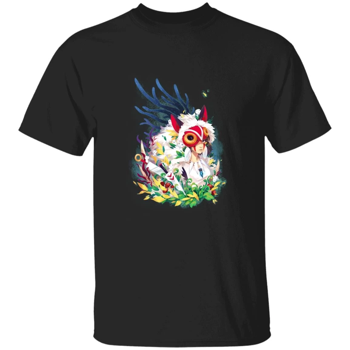 Princess Mononoke Colorful Portrait T Shirt 12 Princess Mononoke Colorful Portrait T Shirt - Image 10