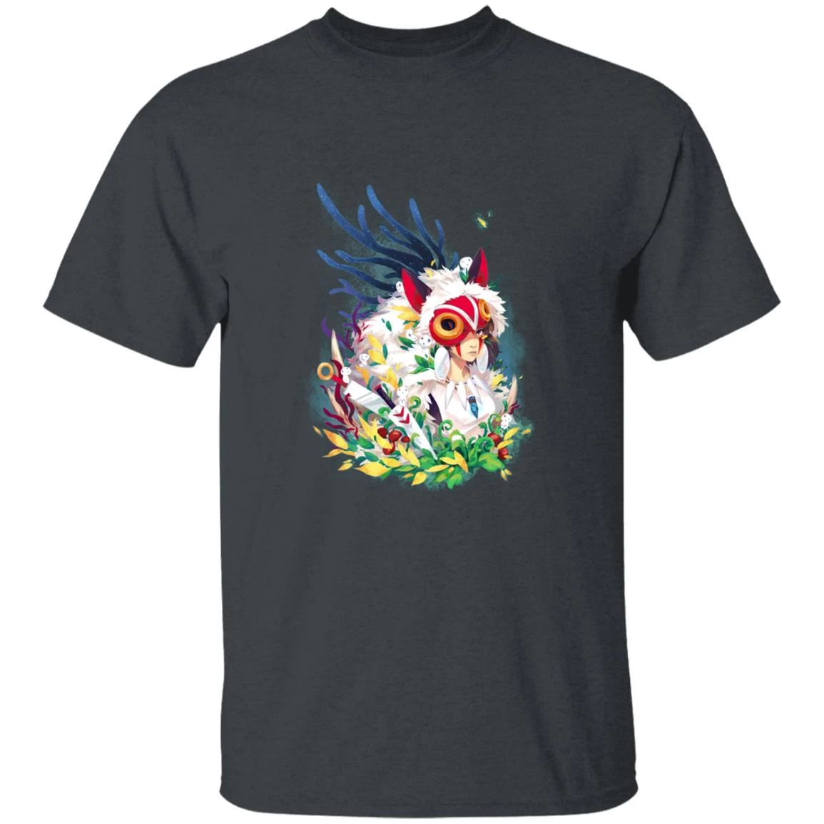 Princess Mononoke Colorful Portrait T Shirt 13 Princess Mononoke Colorful Portrait T Shirt - Image 11
