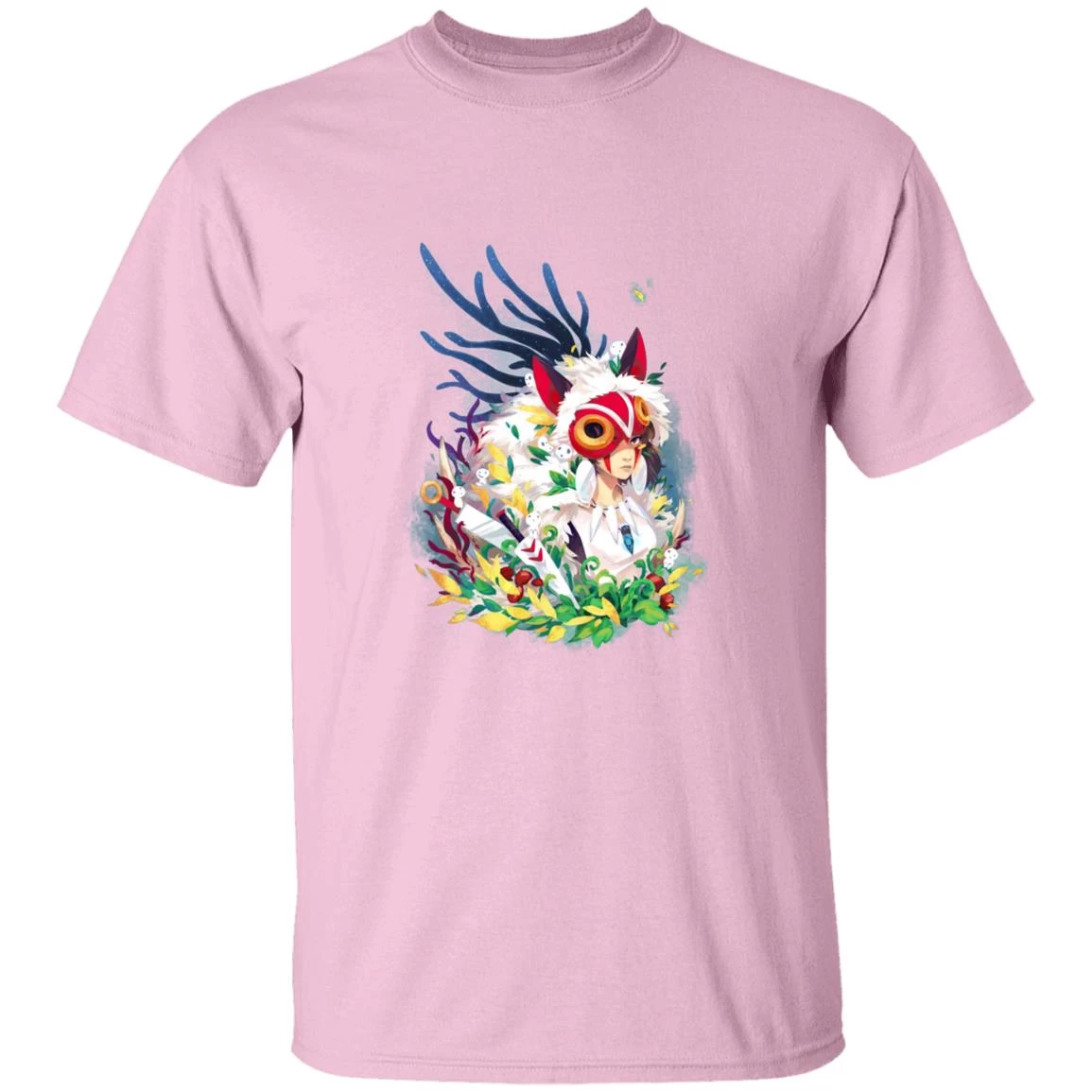 Princess Mononoke Colorful Portrait T Shirt 7 Princess Mononoke Colorful Portrait T Shirt - Image 5