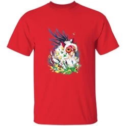Princess Mononoke Colorful Portrait T Shirt 27 Princess Mononoke Colorful Portrait T Shirt -Ghibli Shop redirect09172021140930 7