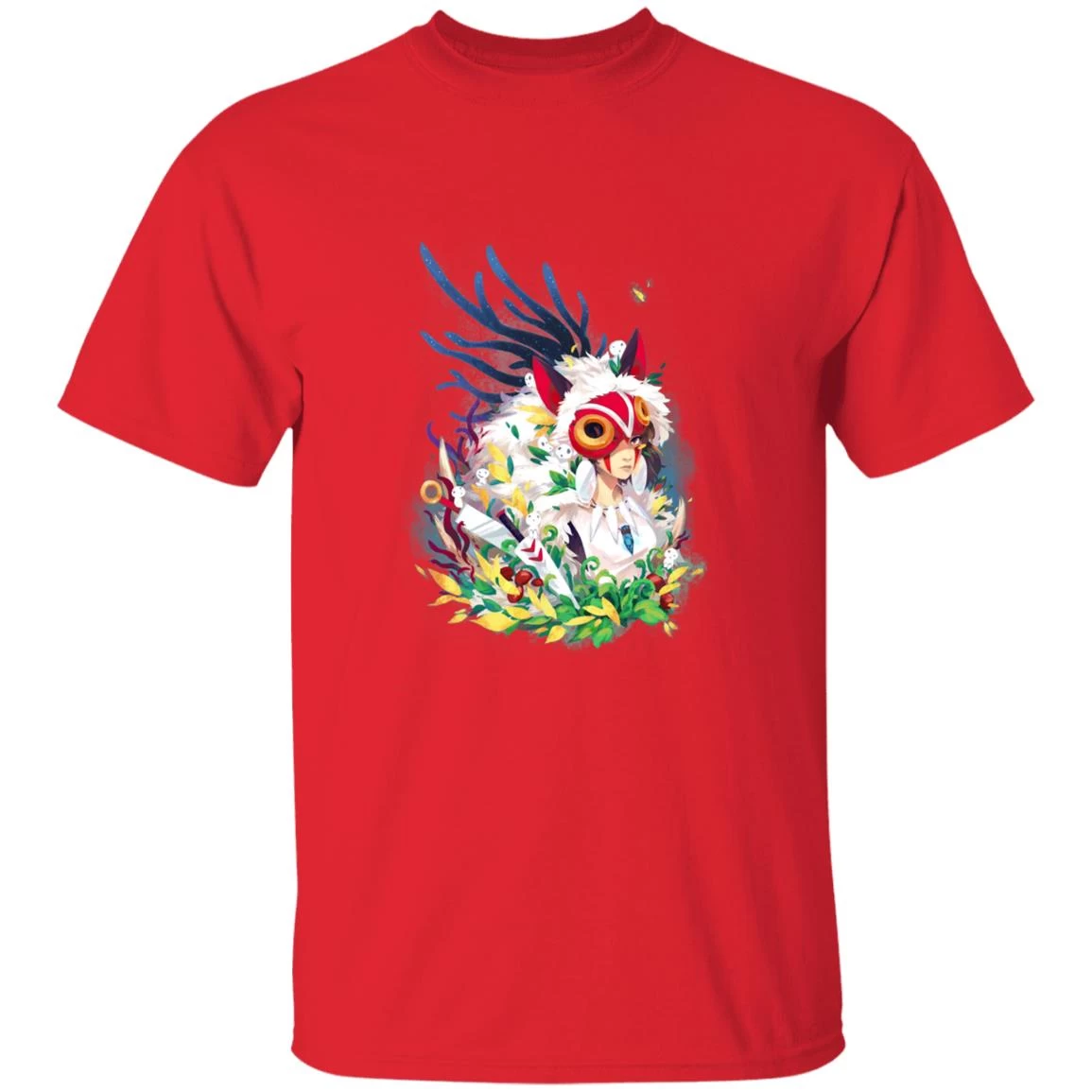 Princess Mononoke Colorful Portrait T Shirt 10 Princess Mononoke Colorful Portrait T Shirt - Image 8