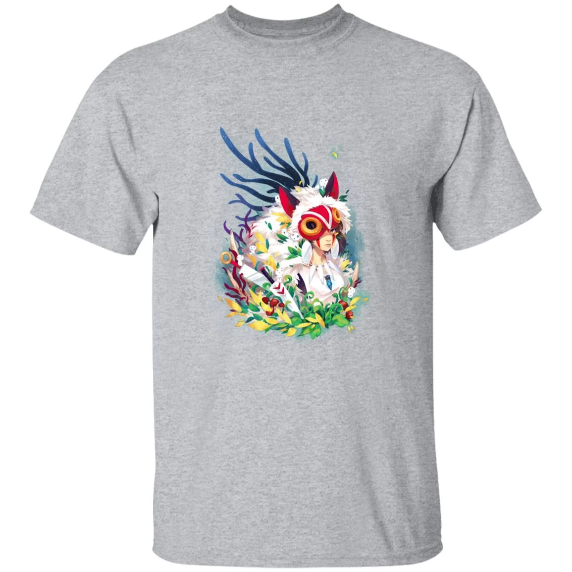 Princess Mononoke Colorful Portrait T Shirt 19 Princess Mononoke Colorful Portrait T Shirt - Image 17