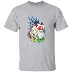 Princess Mononoke Colorful Portrait T Shirt 28 Princess Mononoke Colorful Portrait T Shirt -Ghibli Shop redirect09172021140930 8
