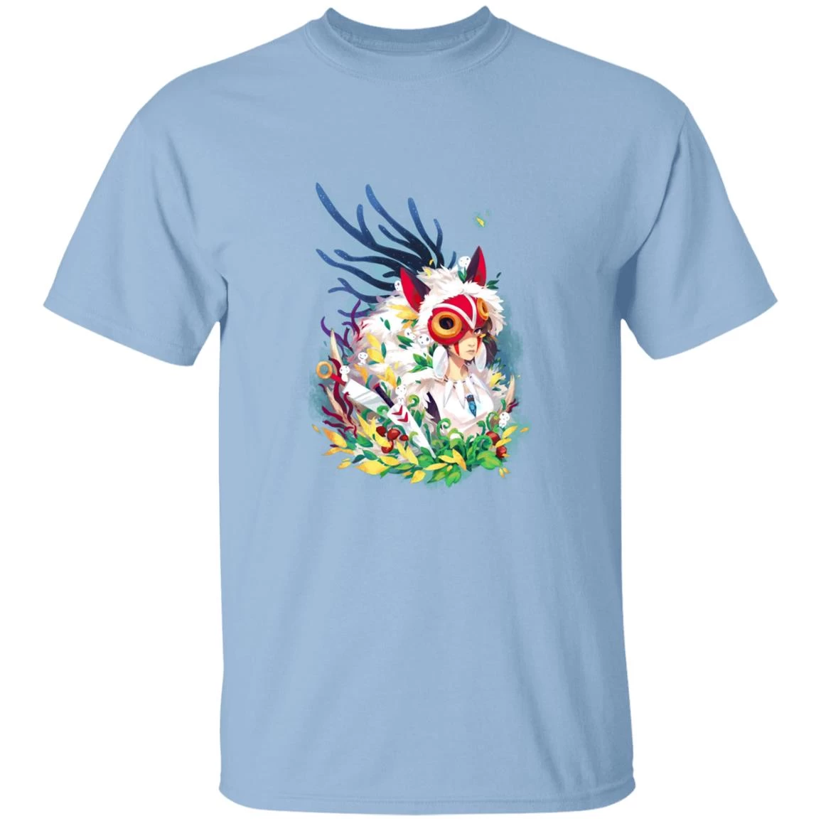 Princess Mononoke Colorful Portrait T Shirt 3 Princess Mononoke Colorful Portrait T Shirt