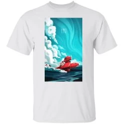 Porco Rosso 1982 Illustration T Shirt -Ghibli Shop redirect09182021140924 1