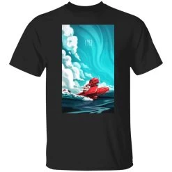 Porco Rosso 1982 Illustration T Shirt -Ghibli Shop redirect09182021140924 2
