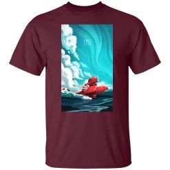 Porco Rosso 1982 Illustration T Shirt -Ghibli Shop redirect09182021140924 5 1