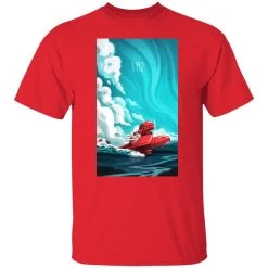 Porco Rosso 1982 Illustration T Shirt -Ghibli Shop redirect09182021140924 7 1