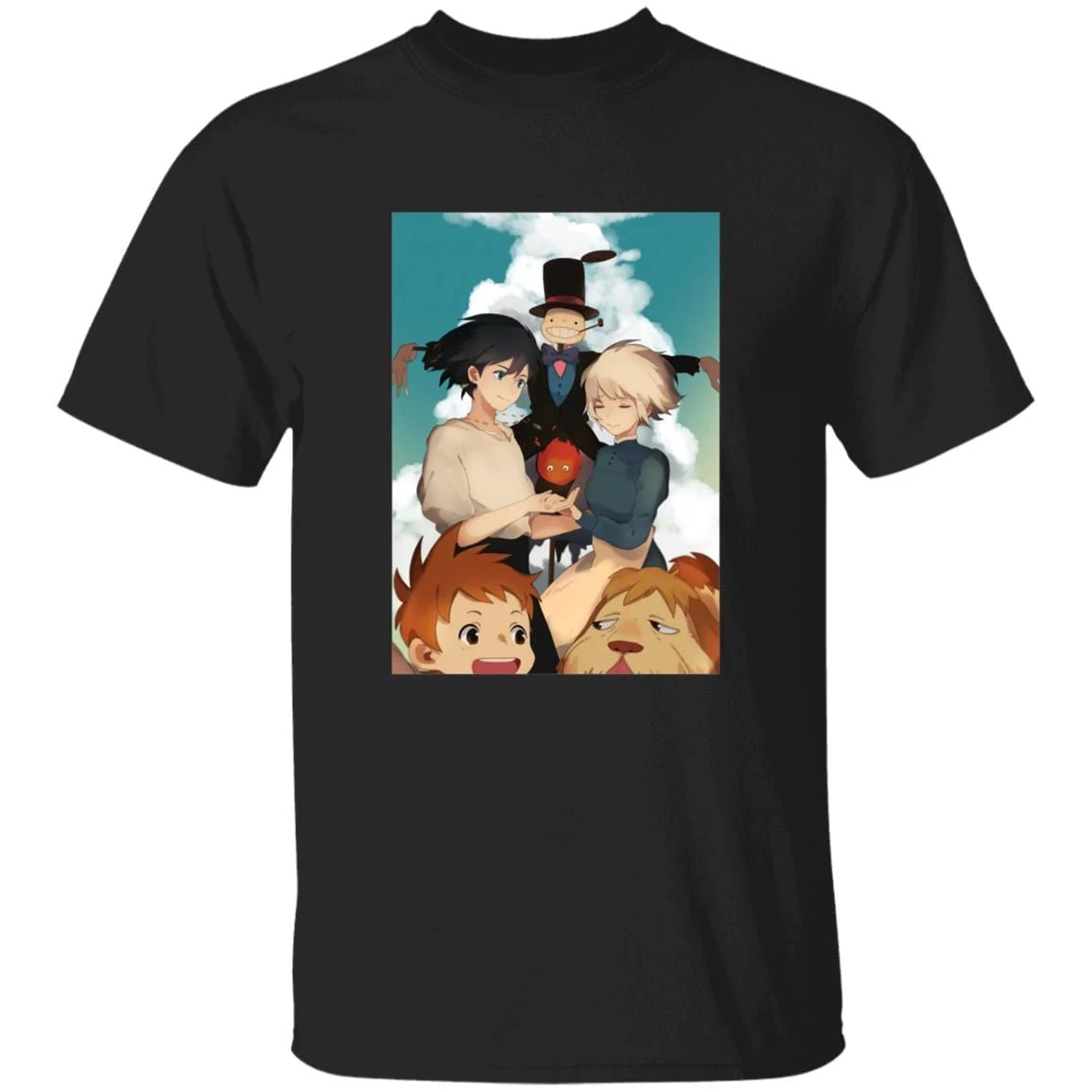 Howl’s Moving Castle – Happy Ending T Shirt 12 Howl’s Moving Castle – Happy Ending T Shirt - Image 10