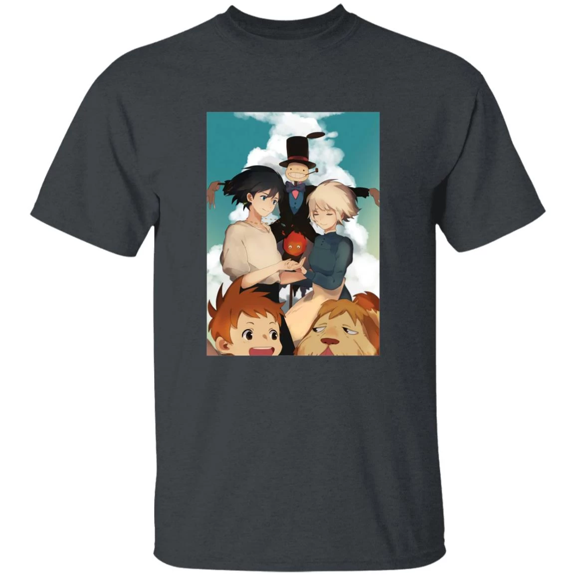 Howl’s Moving Castle – Happy Ending T Shirt 13 Howl’s Moving Castle – Happy Ending T Shirt - Image 11