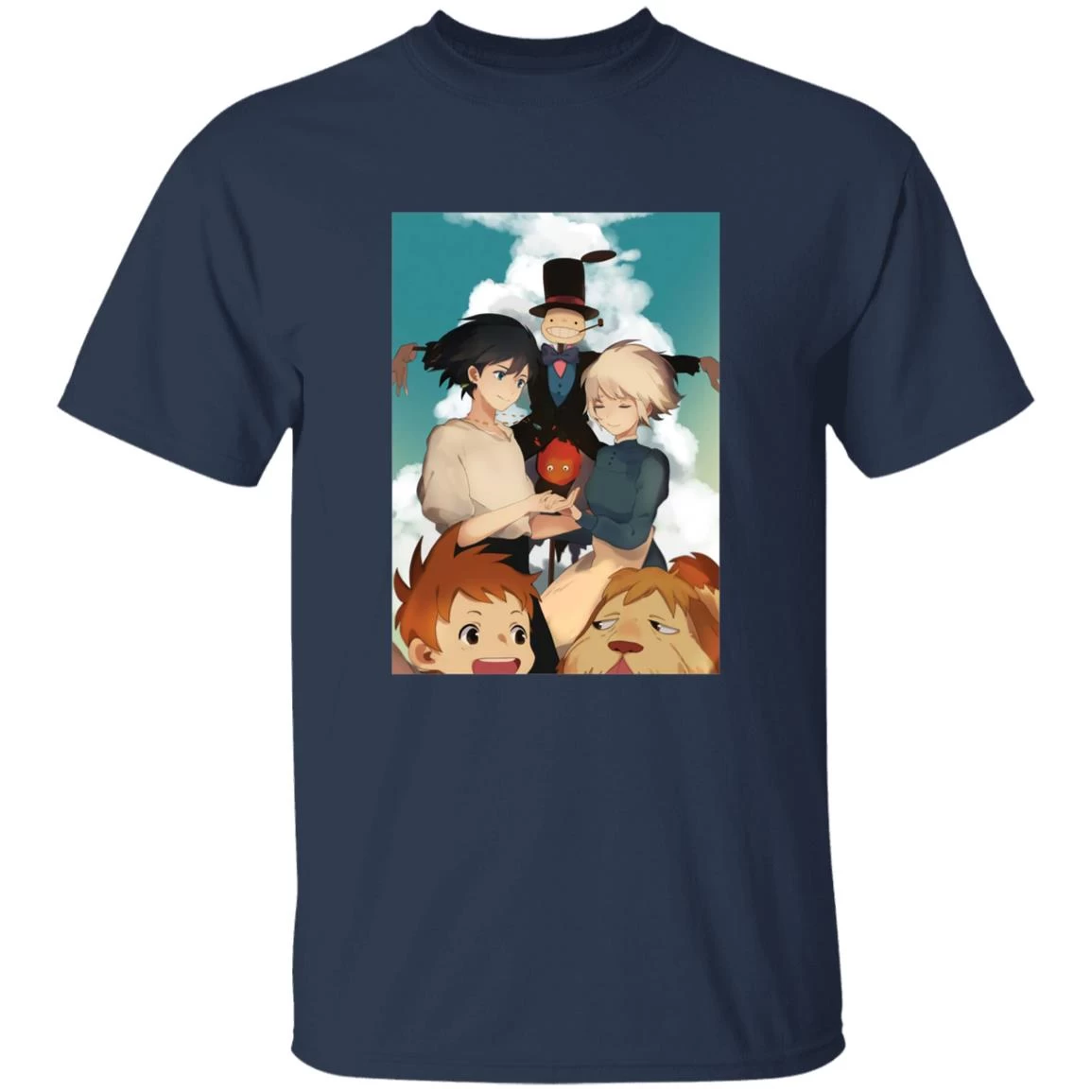 Howl’s Moving Castle – Happy Ending T Shirt 17 Howl’s Moving Castle – Happy Ending T Shirt - Image 15