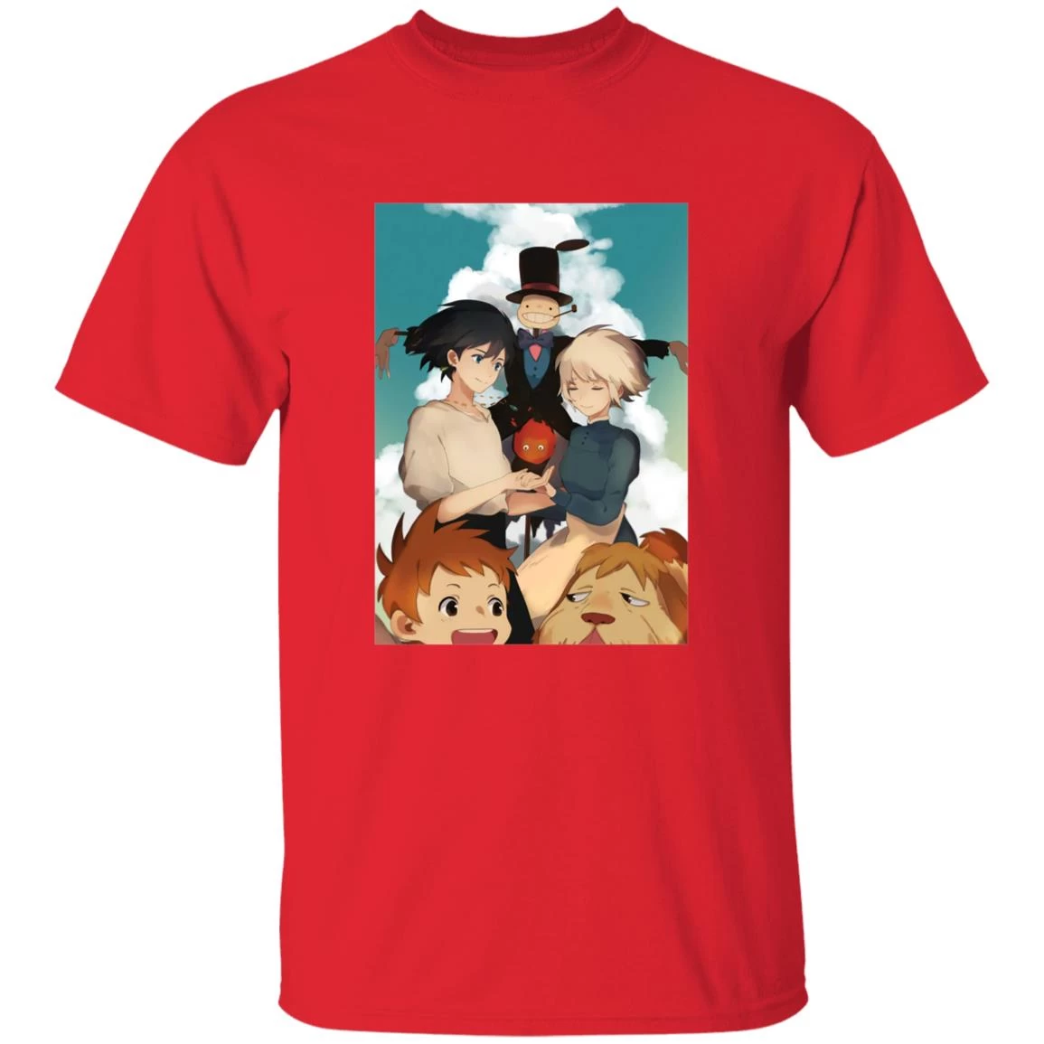 Howl’s Moving Castle – Happy Ending T Shirt 18 Howl’s Moving Castle – Happy Ending T Shirt - Image 16
