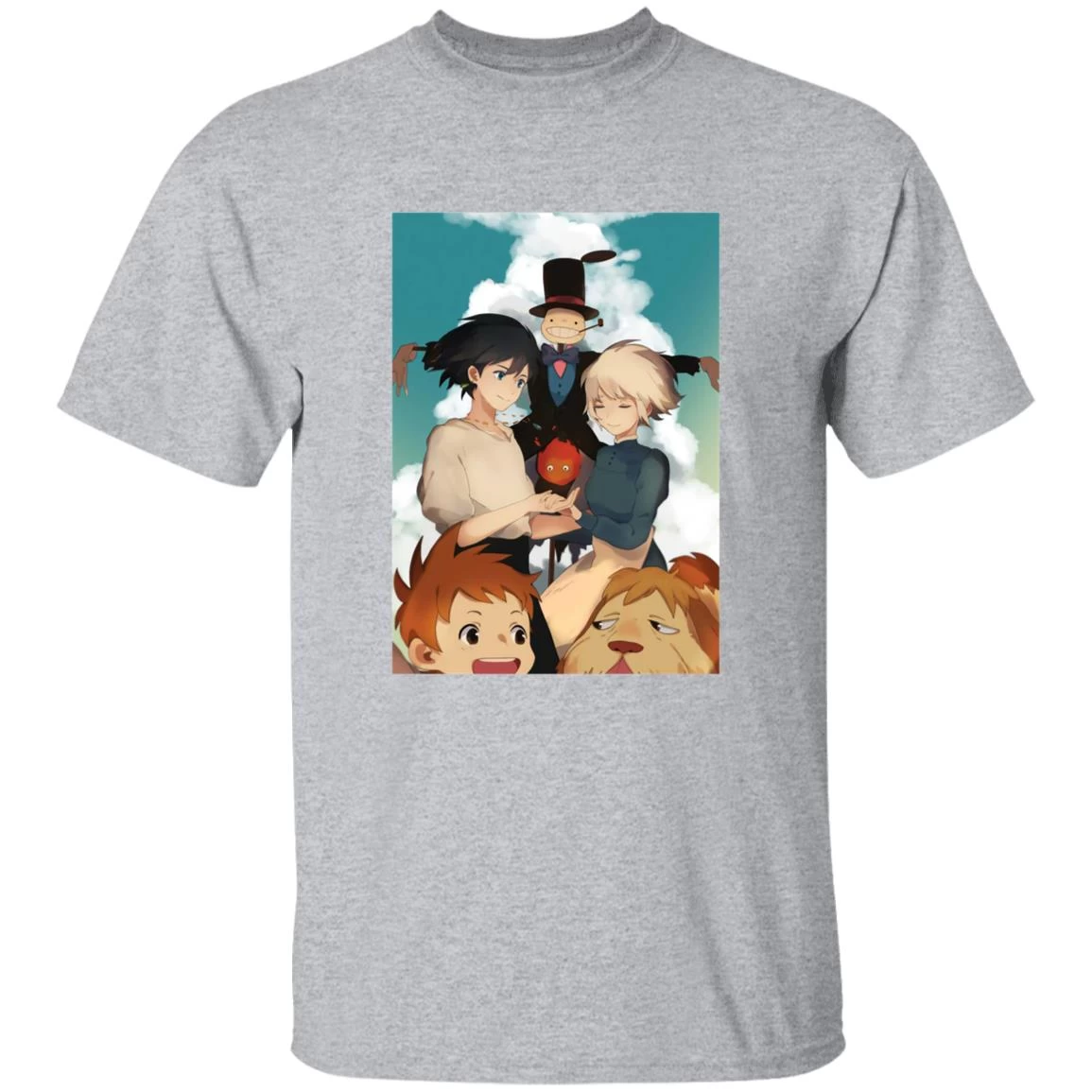 Howl’s Moving Castle – Happy Ending T Shirt 11 Howl’s Moving Castle – Happy Ending T Shirt - Image 9