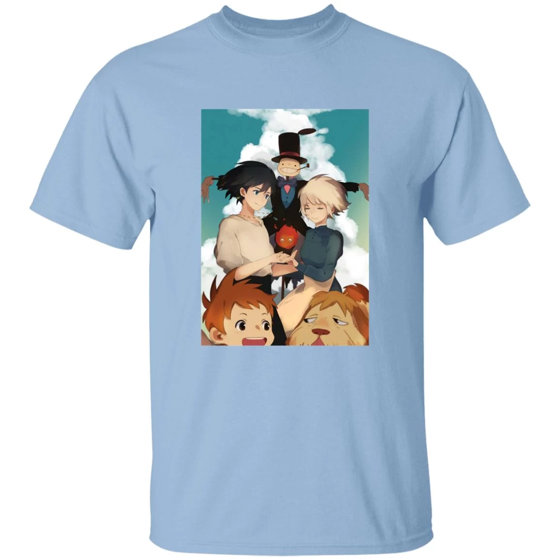 Howl’s Moving Castle – Happy Ending T Shirt 14 Howl’s Moving Castle – Happy Ending T Shirt - Image 12